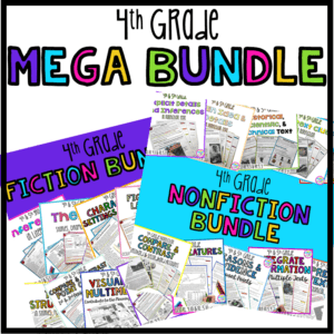 4th Grade Mega Bundle for Fiction and Nonfiction standards