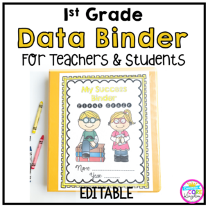 1st grade success notebook for teachers and students