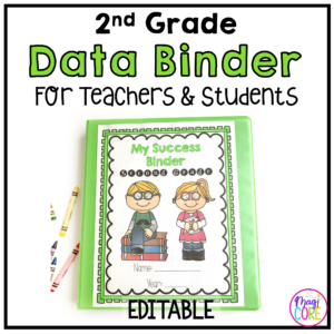 2nd Grade Data Binder Notebook for Teachers & Students