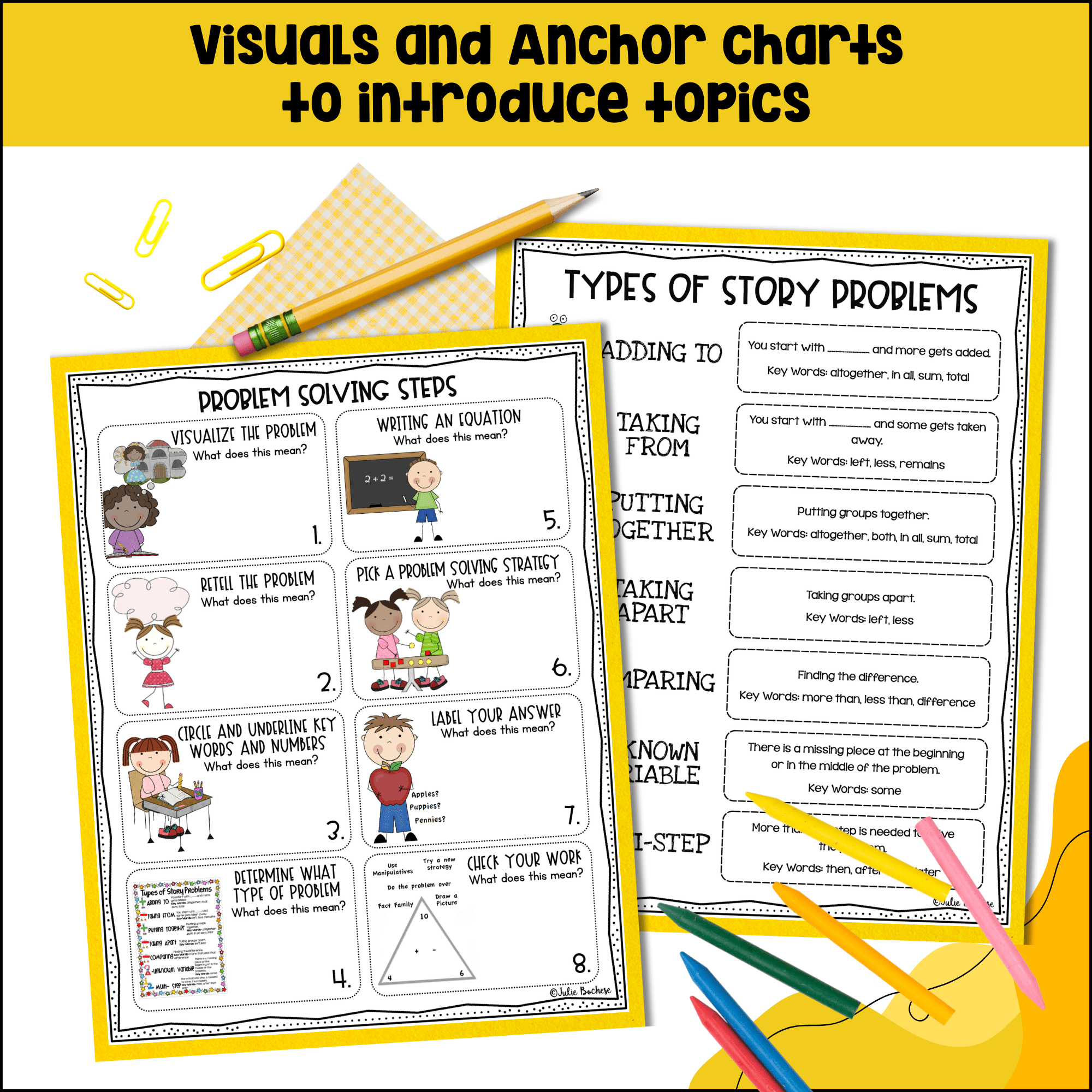 Math Interactive Journal for Word Problems - Common Core Activities 2.OA.A.1 - Image 3