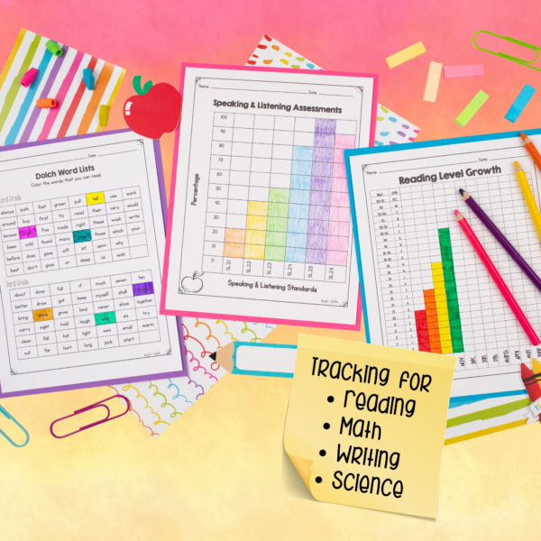 Editable 2nd Grade Student Data Tracking Binder | MagiCore