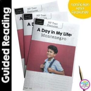 A Day in My Life- Montenegro- Differentiated Guided Reading (Text Features)1