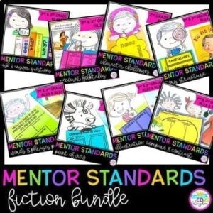 Mentor Text Standards Based Units Fiction Bundle 2nd & 3rd Grade