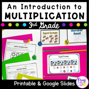 Introduction to Multiplication - 3rd Grade - 3.OA.A.1 - Printable & Digital