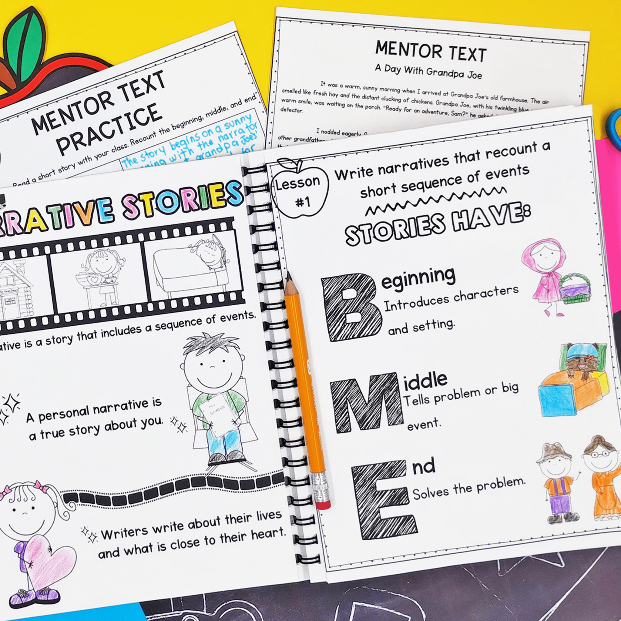 Personal Narrative Writing Unit - 2nd & 3rd Grade | MagiCore