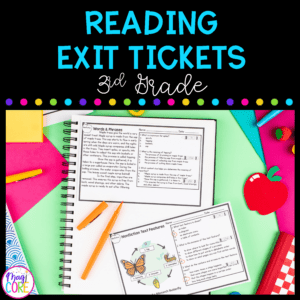 3rd Grade Reading Comprehension Exit Tickets - Literature & Informational Text