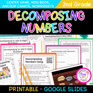Decomposing Numbers to Add to 1,000 - 2nd Grade Addition 2.NBT.B.7 Worksheets