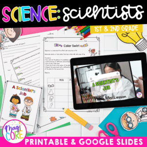 What is a A Scientist's Job - 1st & 2nd Grade Unit Activities Worksheets Lessons
