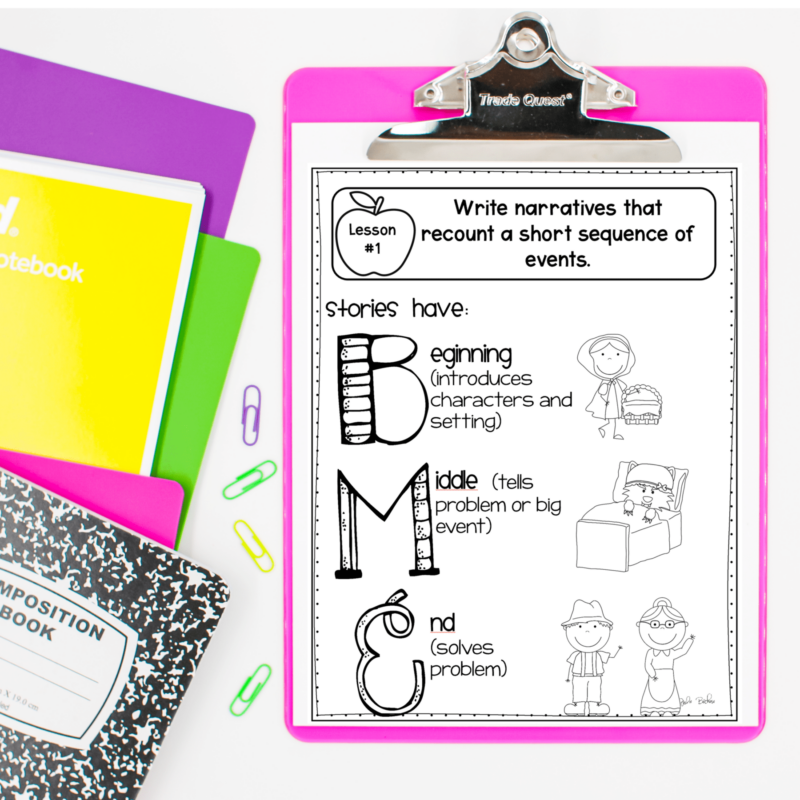 Narrative Writing - 2nd & 3rd Grade Writing Narratives Unit - Print ...