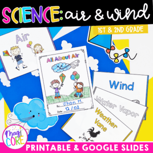 Air & Wind - 1st & 2nd Grade Science Unit - Printable & Digital