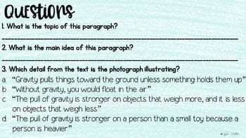 Topic, Main Idea, Details Google Digital Resource (2nd Grade) - Image 3