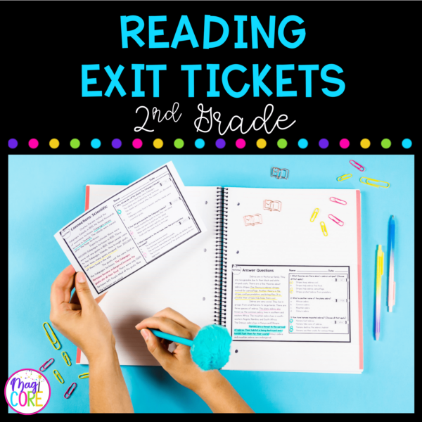 2nd Grade Reading Exit Tickets with Google Forms for Distance Learning