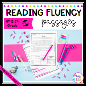 Reading Fluency Passages for 4th & 5th Grade with Certified Lexile Levels