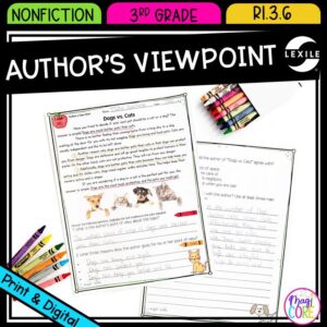 Author's Viewpoint in Nonfiction - RI.3.6 Printable & Digital Google Slides Distance Learning Pack