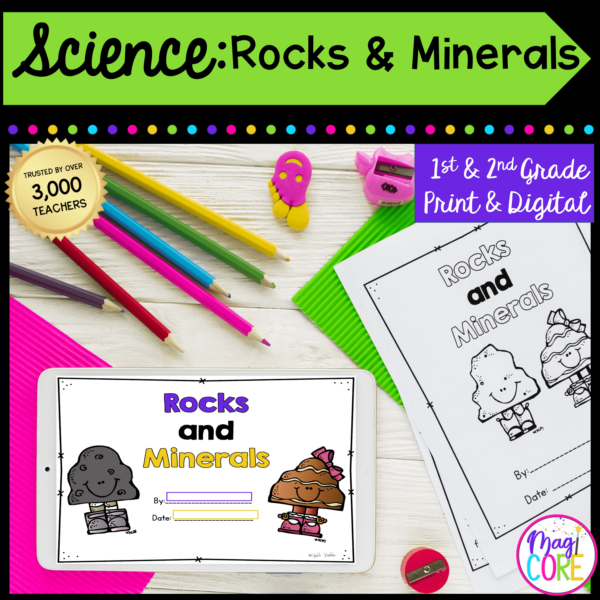 Science - Rocks and Minerals - 1st & 2nd Grade - Printable & Digital