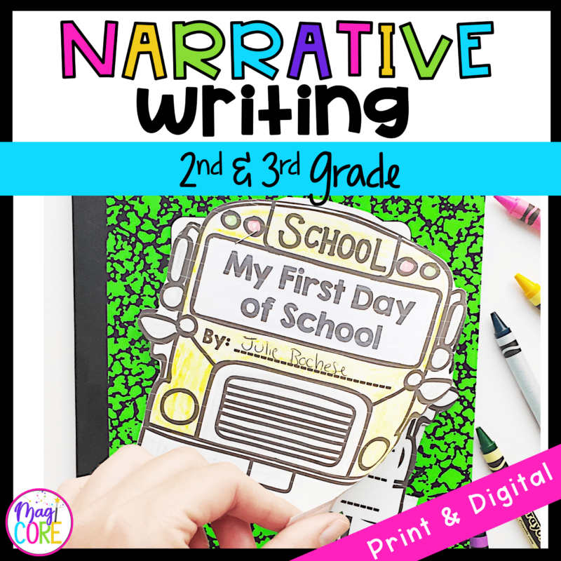 Narrative Writing - 2nd & 3rd Grade Writing Narratives Unit - Print & Digital