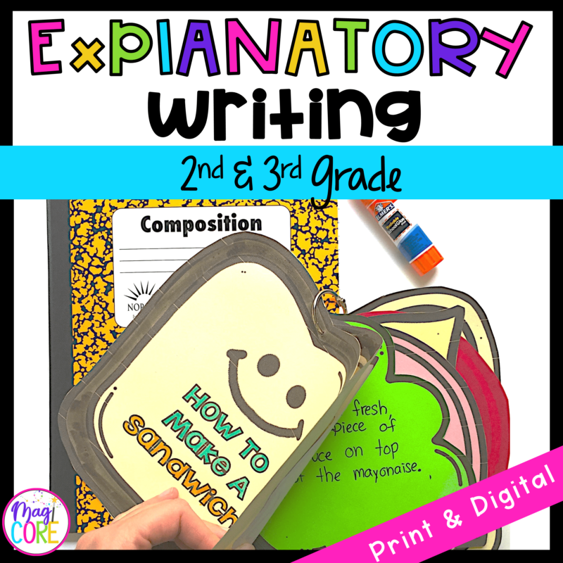 Explanatory Writing - 2nd & 3rd Grade Writing to Explain Unit - Print & Digital