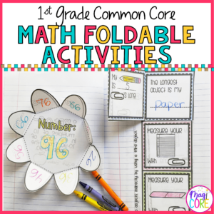 1st Grade Math Common Core Foldable Activities
