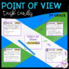 Point of View in Fiction Task Cards 2nd Grade RL2.6