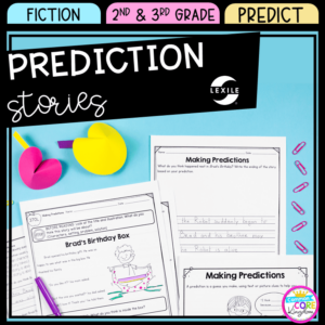 Prediction Stories Unit for 2nd and 3rd grade cover
