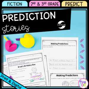 Making Predictions - 2nd & 3rd Grade Reading Comprehension Passages Unit