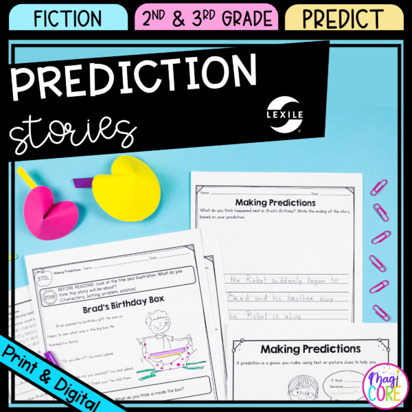 Making Predictions - 2nd & 3rd Grade Reading Comprehension Passages Unit