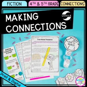 Making Connections cover for 4th and 5th grade, showing printable and digital worksheets