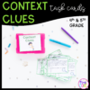 Context Clues Task Cards - 4th & 5th Grade - RI.4.4 & RI.5.4