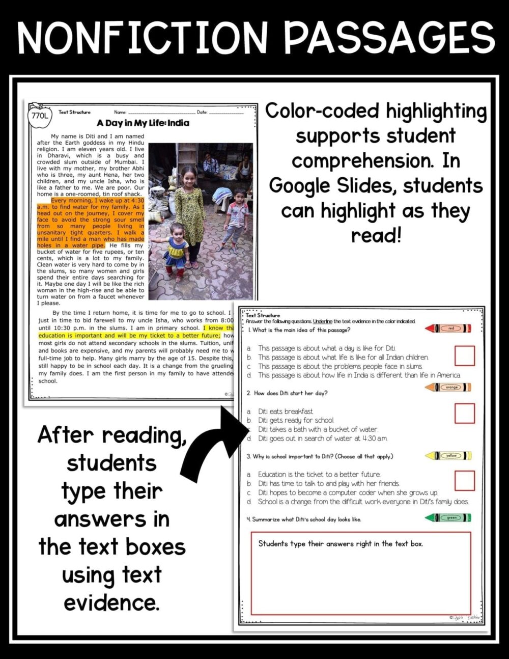 Text Structure in Nonfiction 4th Grade | MagiCore