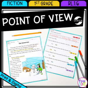 Point of View - 1st Grade RL.1.6 - Reading Passages for RL1.6