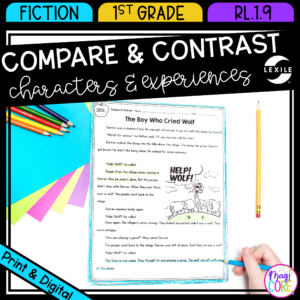 Compare & Contrast Stories - 1st Grade RL.1.9 - Reading Passages for RL1.9