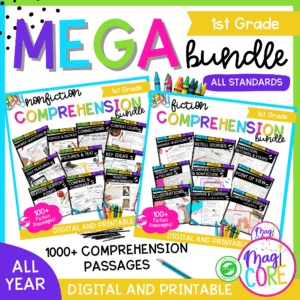 1st Grade Reading Comprehension MEGA Bundle - Printable & Digital
