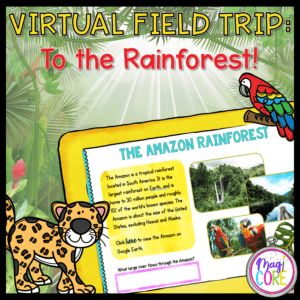 Virtual Field Trip to The Rainforest - Google Slides & Seesaw