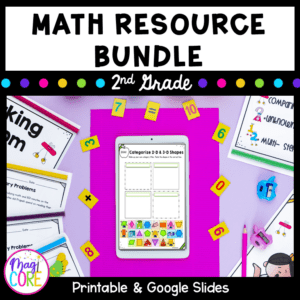2nd Grade Math Bundle - Print & Digital