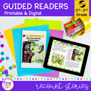 Guided Reading Packet: Recount Stories - 2nd Grade RL.2.2 & 3rd Grade RL.3.2 - Printable & Digital