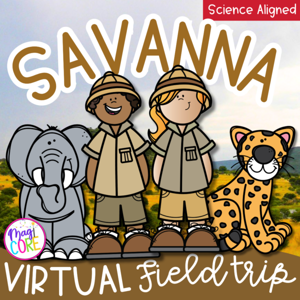 Virtual Field Trip Africa Savanna Grassland Habitat Digital Resource Activities