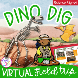 Virtual Field Trip Dinosaur Dig & Paleontology Google Slides Digital Activity