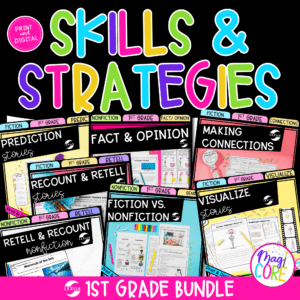 1st Grade Reading Comprehension Skills & Strategies Passages Questions Activity