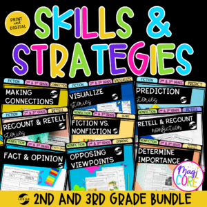 2nd & 3rd Grade Reading Comprehension Skills & Strategies Bundle