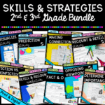 Skills & Strategies Bundle cover for 2nd & 3rd grades showing the 9 individual product covers