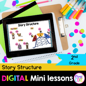 Digital Lessons: Story Structure RL.2.5 - Google Slides & Seesaw