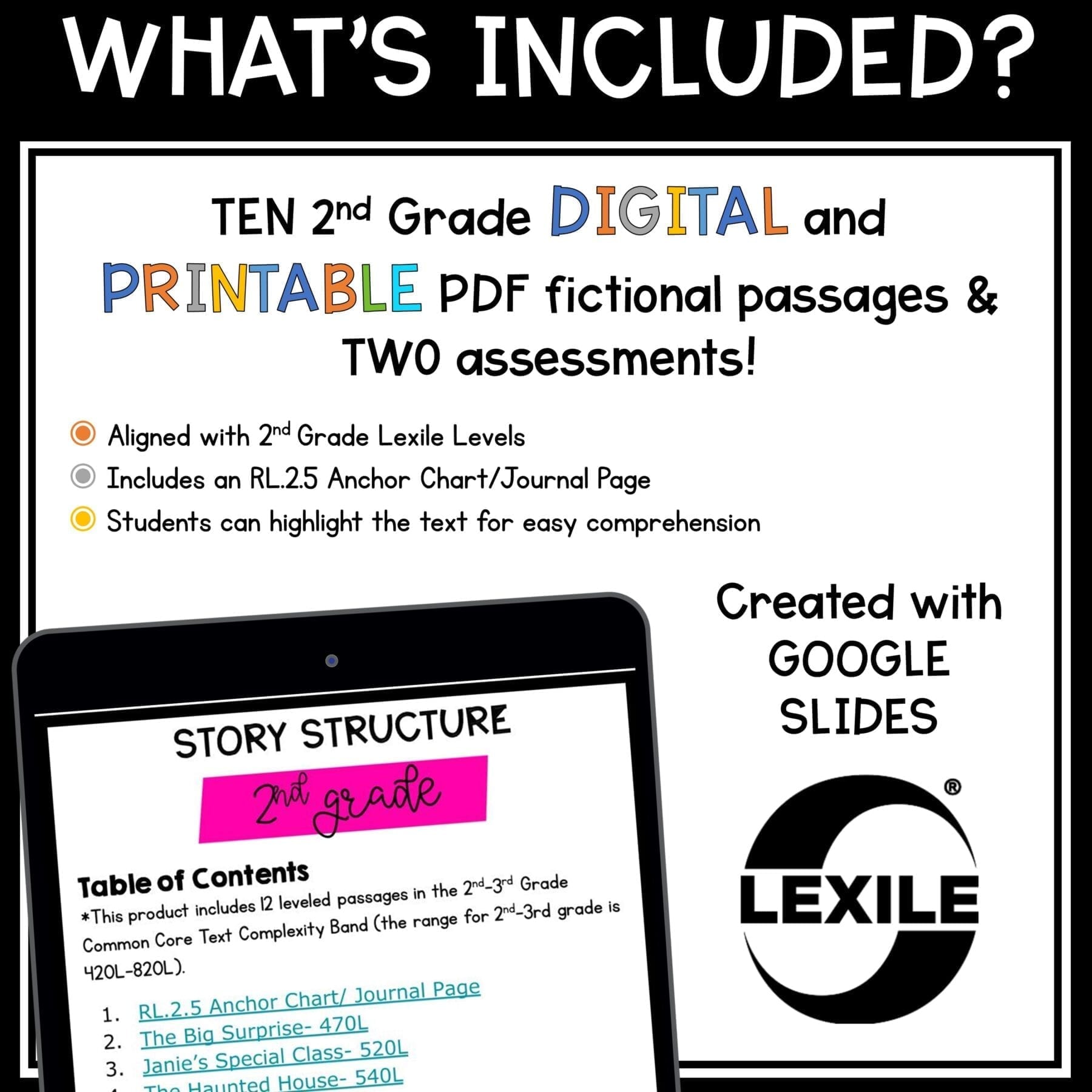 Story Structure Skill Pack – RL.2.5 Classroom & Distance Learning Bundle - Image 7