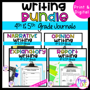 Writing Journal Bundle - 4th and 5th Grade