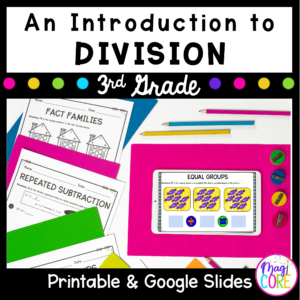 Introduction to Division - 3rd Grade Math - 3.OA.A.2 - Printable & Digital