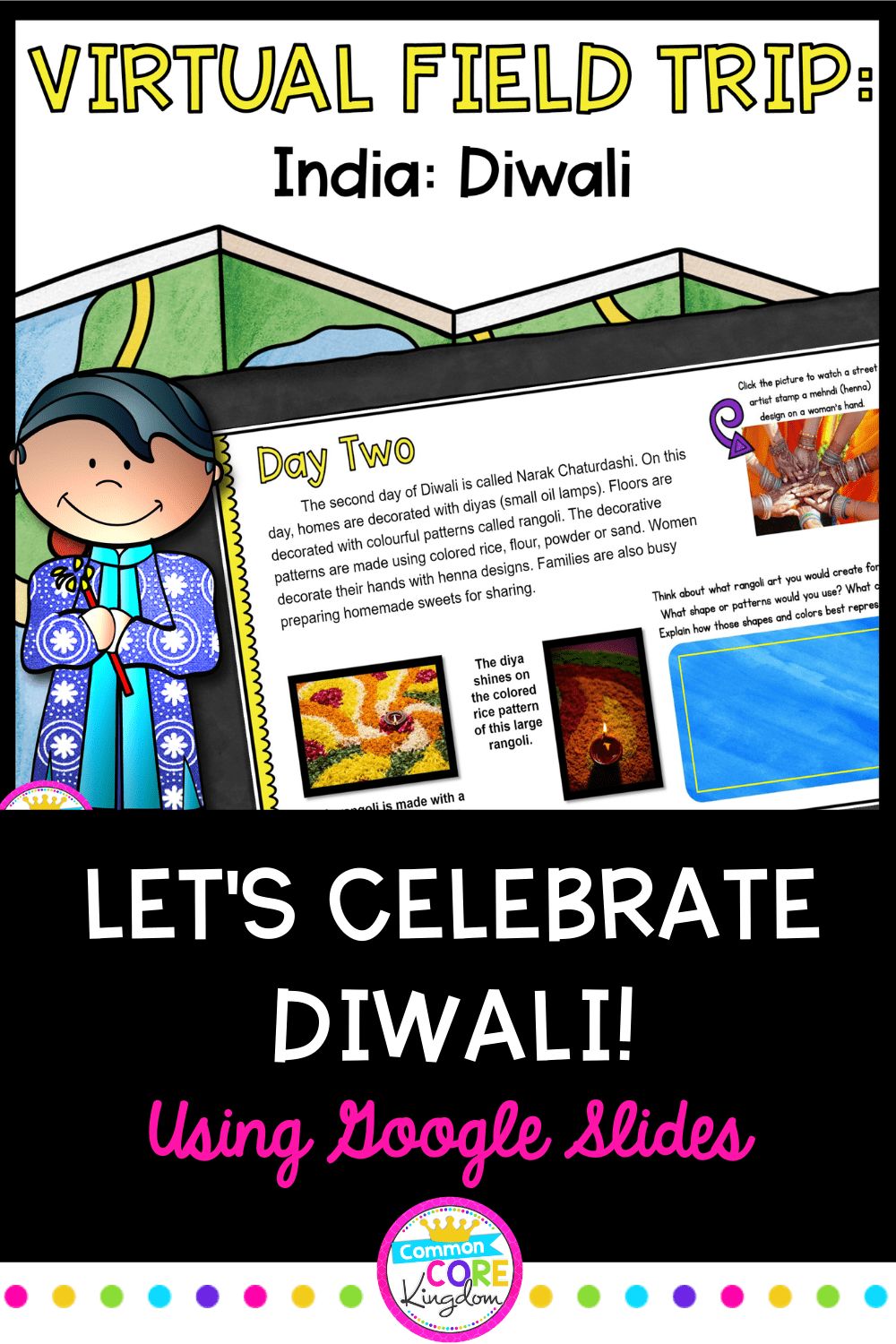 Let's Celebrate Diwali through a Virtual Trip to India Pin
