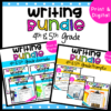 Writing Bundle Cover for 4th & 5th Grade, Including covers for the Journal Bundle and Prompts Bundle available in printable and digital formats