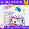 Guided Reading Packet: Making Connections - 2nd & 3rd Grade RI.2.3 & RI.3.3 - Printable & Digital