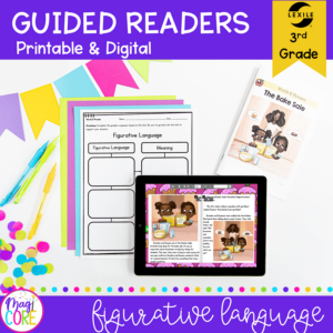 Guided Reading Packet: Figurative Language - 3rd Grade RL.3.4 - Printable & Digital Formats