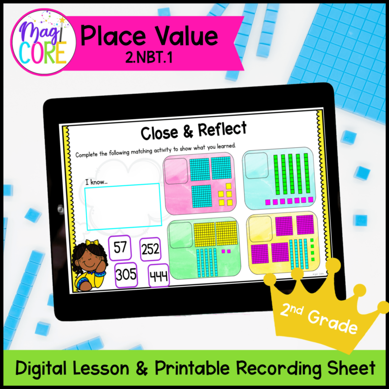 Place Value - 2nd Grade Math Digital Mini Lesson 2.NBT.A.1