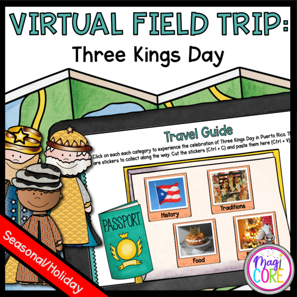 Virtual Field Trip to Puerto Rico for Three Kings Day - Google Slides & Seesaw
